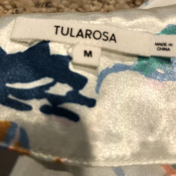 TULAROSA Maxi Adjustable Wrap Dress Bloom NWT Sz XS & M Short Sleeve Sexy - Picture 8 of 8